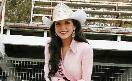 Miss Rodeo Canada Britteny Foster with Miss Warwick Rodeo Junior Cowgirl Monique Dwan and Miss Rodeo Princess runner-up Meg Stewart. Miss Rodeo Canada Britteny Foster with Miss Warwick Rodeo Junior Cowgirl Monique Dwan and Miss Rodeo Princess runner-up Meg Stewart.